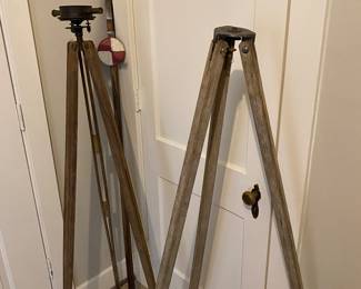 Antique tripods.