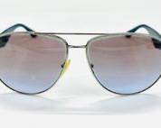 PRADA Aviator Style Sunglasses with Wire Frames and Laminate Stems
