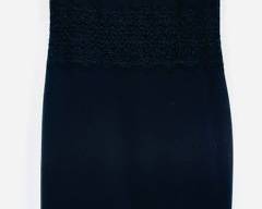Escada Vintage Black Dress with Lace Detail, Women's Size 42
