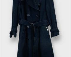 AQUASCTUM BARNEY'S New York, Women's Black Trench Coat
