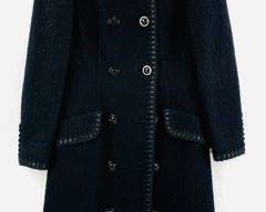 KWONS BOUTIQUE High End Tailored Black Coat W 2 Front Pockets Chanel Style
