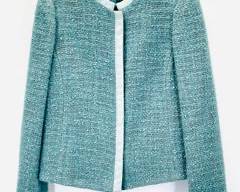 EMPORIO ARMANI Mint Green Tweed Jacket
