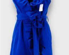 Milly Vintage Wrap Dress, Cobalt Blue, Women's Size 4
