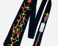 FORNASETTI Acrobat Silk Tie
