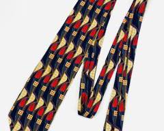 BOXELDER Milwaukee The Textile Designs Of Charles Rennie Mackintosh 100% Silk Tie

