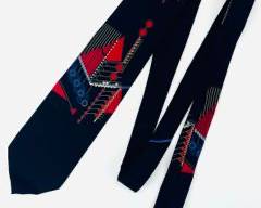 Frank Lloyd Wright Geometric Tree (Holiday Card 1943) Silk Tie by Milwaukee
