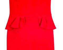 St. John Vintage Red Pencil Dress, Women's Size 6
