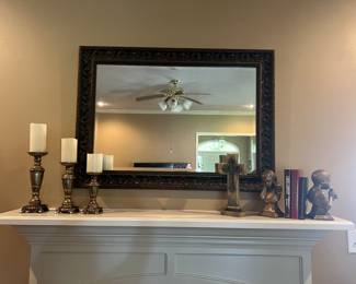 Beveled glass mirror