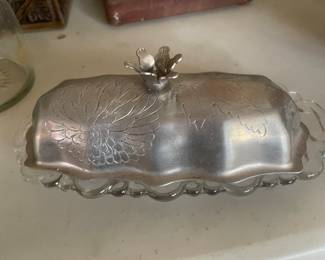 aluminum butter dish
