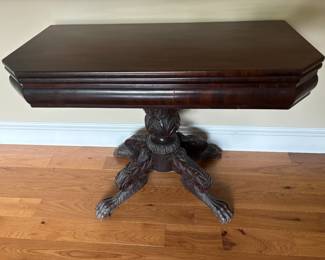 Victorian card table