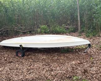 Sunfish comes with trailer, and all parts