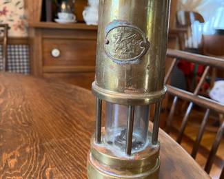 Vintage Wales Coal Miner's lamp