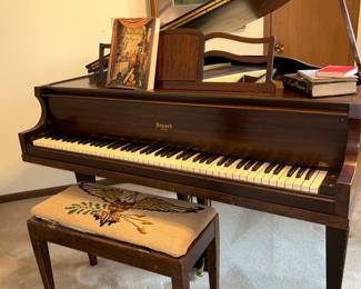 Gorgeous Vintage  Baby Grand Piano