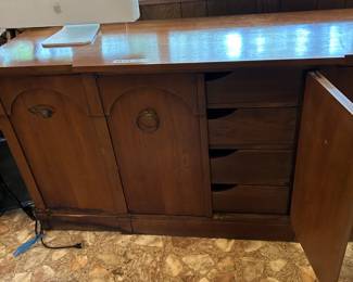 #164	Credenza w/4 Drawers & 4 Doors - 62x18x32	 $125.00 
