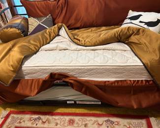 #103	Trundle Bed 2 new mattresses 78x40	 $250.00 
