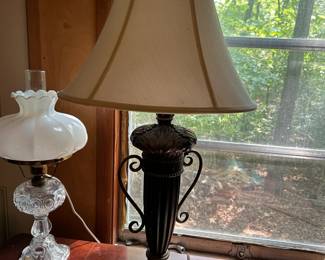 #68	32" Heavy Brass Lamp	 $75.00 
