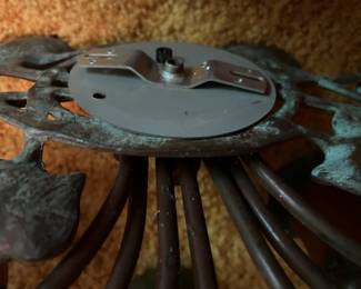 #113	Tulip Wall lamp - (needs to be hardwired) w/7 tulip lights  (copper)	 $75.00 
