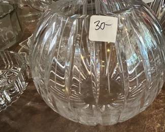 #141	Round Crystal Bowl - 7x7	 $30.00 
