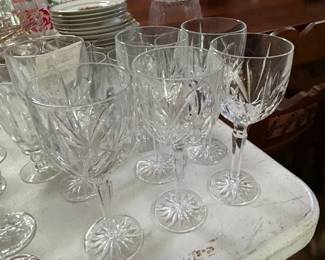 #142	Waterford by Marquis - set of 6 Wine Glasses 8.75" Tall	 $72.00 
