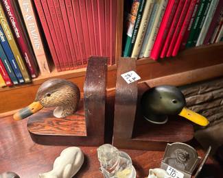 #48	Duck head book ends 	 $28.00 
