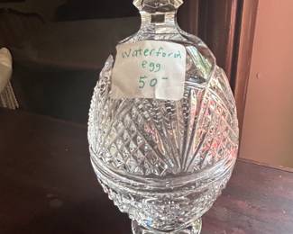 #26	Waterford Egg - 6.5" Tall	 $50.00 
