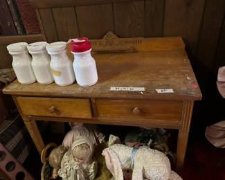 #195	Two drawer wash stand 34x19x30	 $65.00 
