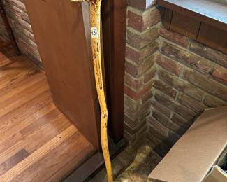 #135	Wood Giraffe Carved Cane - 43" Tall	 $30.00 
