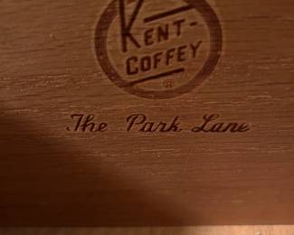 #78	Pair of end tables with one drawer 18x15x24 Kent Coffey	 $75.00 
