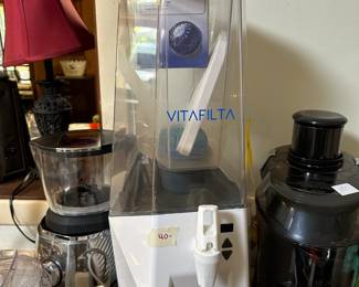 #170	Vitafilta Water Filter	 $40.00 
