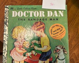 #211	Dr Dan Bandage Man Golden Book	 $50.00 
