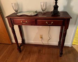 #74	Sofa table 2 drawers 41x13x36	 $125.00 
