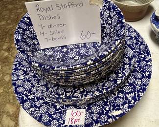 #145	Royal Stafford Dishes - 18 pcs	 $60.00 
