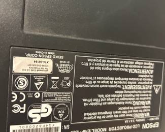 #98	Epson projector Model EMP-1825	 $30.00 
