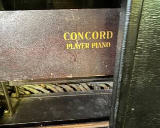 #159	Concord Player Piano (built into the wall - you move) 	 $200.00 
