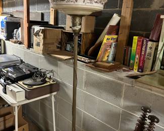 #191	Tall floor lamp 64" vintage mid-century	 $25.00 
