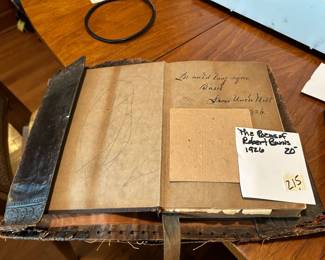 #215	Book The poems of Robert Burns 1926 	 $20.00 
