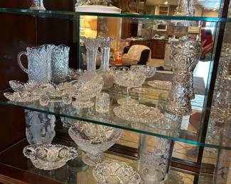 Beautiful collection of antique cut glass