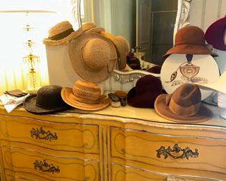 French Provincial dresser and mirror (John Widdicomb)