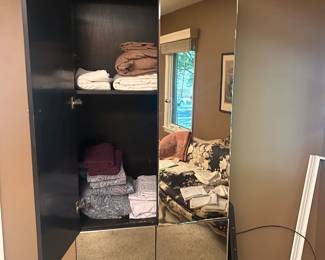 Glass front armoire (Henredon)