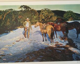 Franklin Mint Gold Medal Portfolio of WESTERN ART (Set of 10) Signed Prints....1 of 10