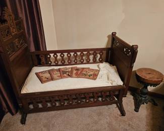 Eastlake Victorian Cradle
