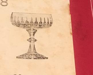 German Blei crystal service 12 four glasses