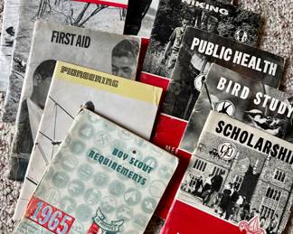 Vintage Boy Scout Merit Badge Series books