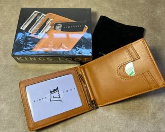 King's Loot leather wallet (new)