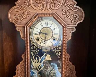 Vintage gingerbread clock