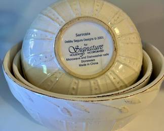 Signature "Sorrento" bowls