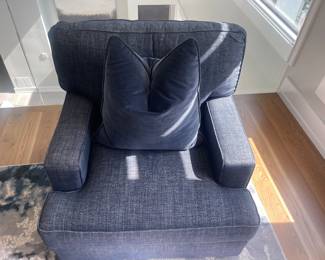 Bernhardt Customized Swivel Chairs With Track Arms