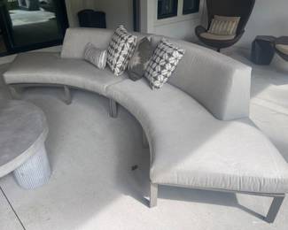 Tommy Bahama Outdoor Del Mar Cast Aluminum Sectional Lounge Set