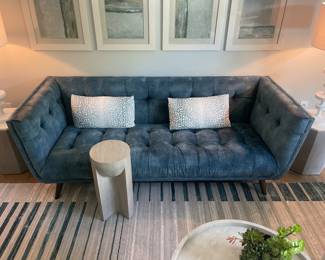 Modern Tufted Velvet Sofa