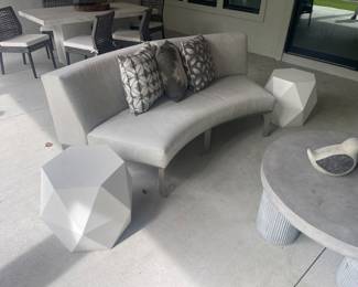 Tommy Bahama Outdoor Del Mar Cast Aluminum Sectional Lounge Set